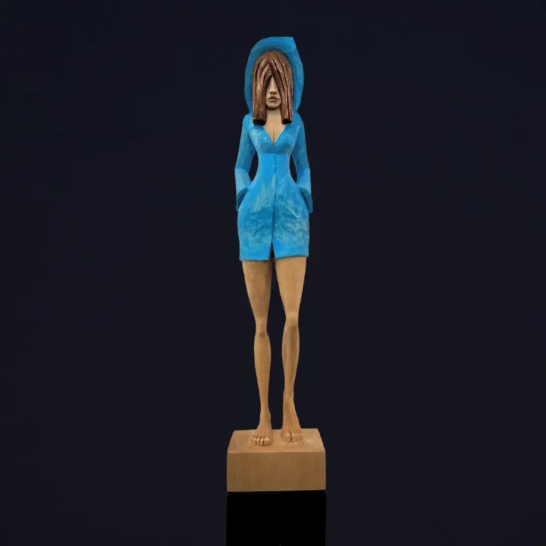 Stefan Neidhardt's "Sunday Morning in Blue" original sculpture product