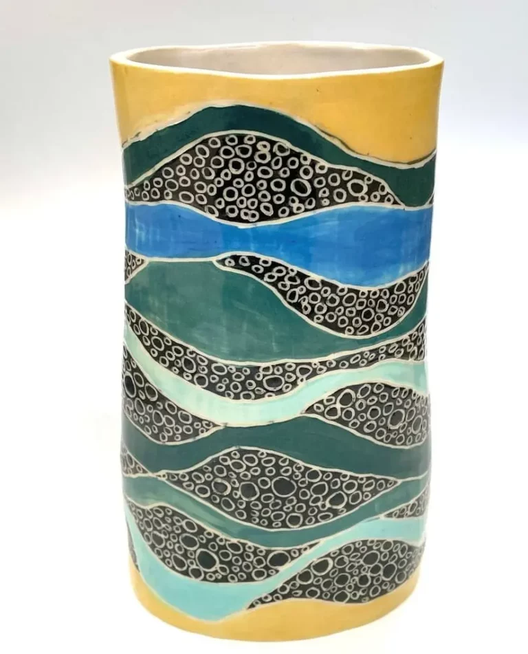 Jane Aitken' "Ningaloo Vase 3" Ceramic Sculpture original art for sale product