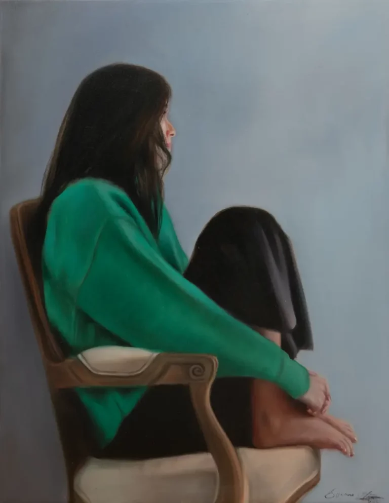Suzanne Lawon's "Emerald" 2023 artwork for sale