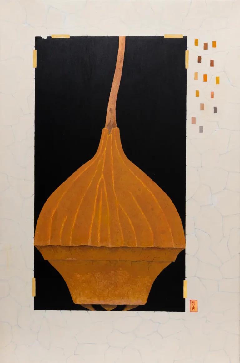 Gishka VanRee's "Gumnut No. 3" Acrylic on Canvas artwork for sale
