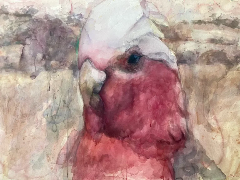 Jane Smeets' "Still" Watercolour on Canvas artwork for sale