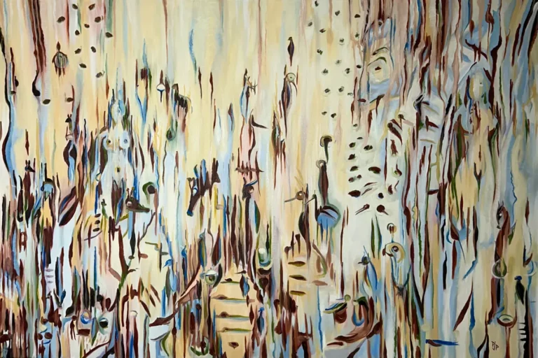 Water Creatures River Red Gum Oil on Canvas 120 x 180cm's ""  artwork for sale