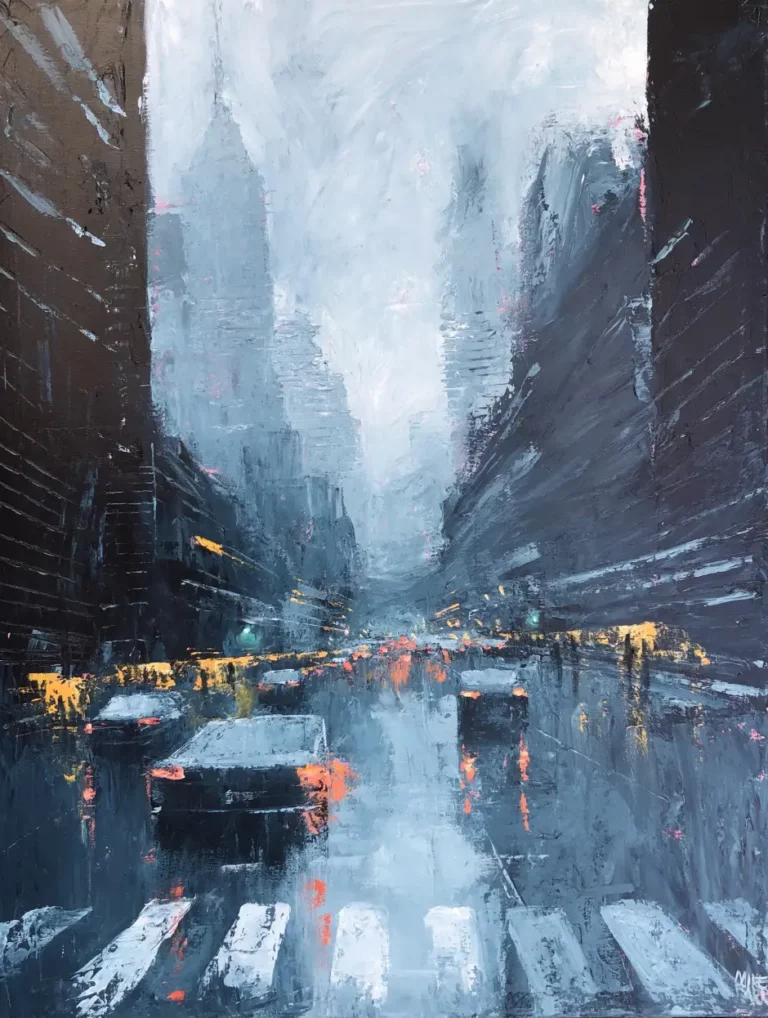 Big City Showers' "Mike Barr" Acrylic artwork for sale