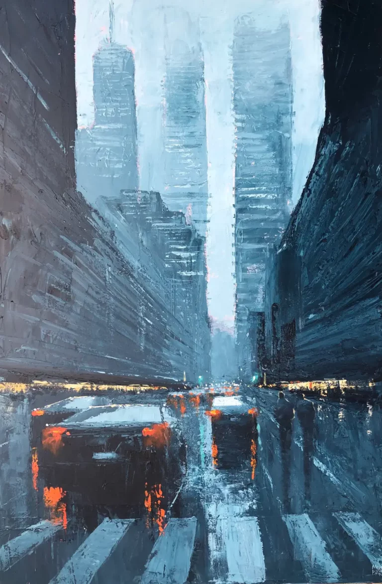 High Street Rain's "Mike Barr" Acrylic artwork for sale