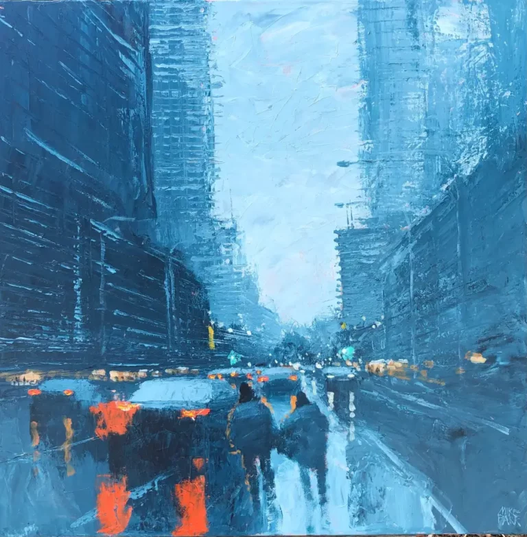 Rainy City's "Mike Barr" Acrylic artwork for sale